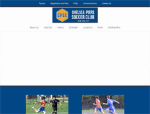 Tablet Screenshot of cpsoccerclub.com